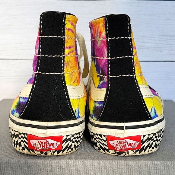 Vans tye dyed hightops us men's size 5.5/women's 7, EUC - Picture 6 of 11